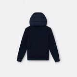 NAVY HOODED CARDIGAN